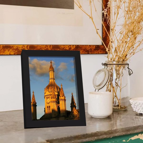 SESEAT Black 8x10 Picture Frame, Photo Frame for Wall Mounting or Tabletop Diaplay, 1 Pack - Image 2