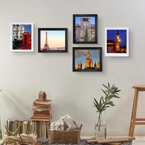 SESEAT Black 8x10 Picture Frame, Photo Frame for Wall Mounting or Tabletop Diaplay, 1 Pack - Image 6